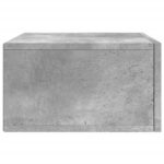 Table de chevet murale gris béton 35x35x20 cm – Image 5