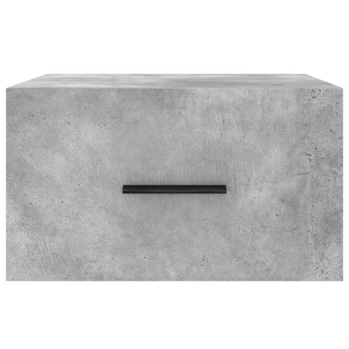 Tables de chevet murales 2 pcs gris béton 35x35x20 cm – Image 4