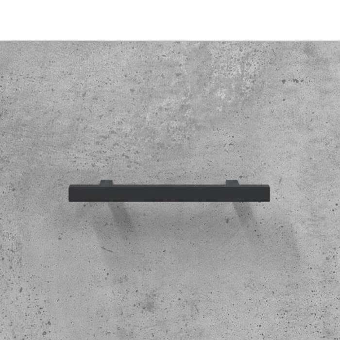 Table de chevet murale gris béton 35x35x20 cm – Image 7