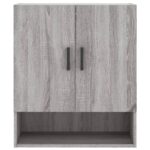 Armoire murale sonoma gris 60x31x70 cm bois d'ingénierie – Image 3