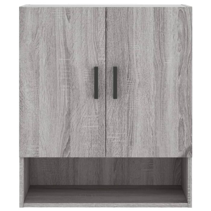 Armoire murale sonoma gris 60x31x70 cm bois d'ingénierie – Image 3
