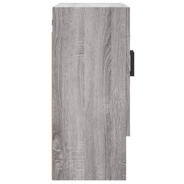 Armoire murale sonoma gris 60x31x70 cm bois d'ingénierie – Image 5