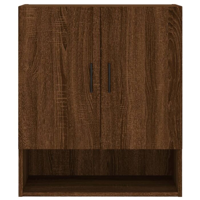 Armoire murale chêne marron 60x31x70 cm bois d'ingénierie – Image 3