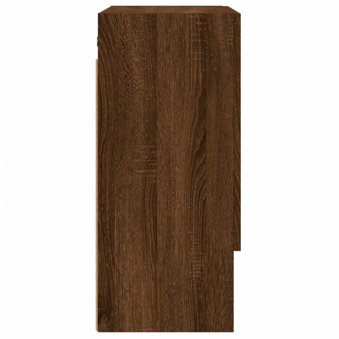 Armoire murale chêne marron 60x31x70 cm bois d'ingénierie – Image 5