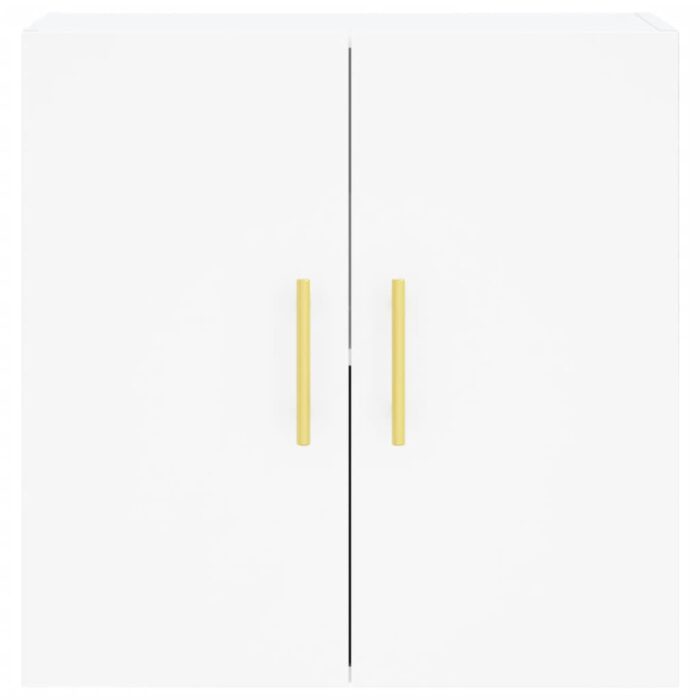 Armoire murale blanc 60x31x60 cm bois d'ingénierie – Image 3
