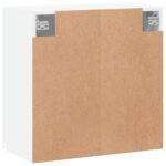 Armoire murale blanc 60x31x60 cm bois d'ingénierie – Image 6