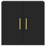 Armoire murale noir 60x31x60 cm bois d'ingénierie – Image 3