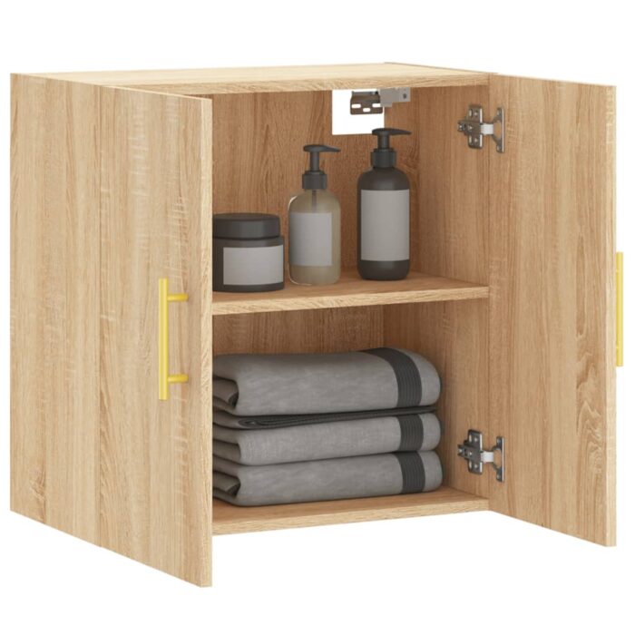 Armoire murale chêne sonoma 60x31x60 cm bois d'ingénierie – Image 2
