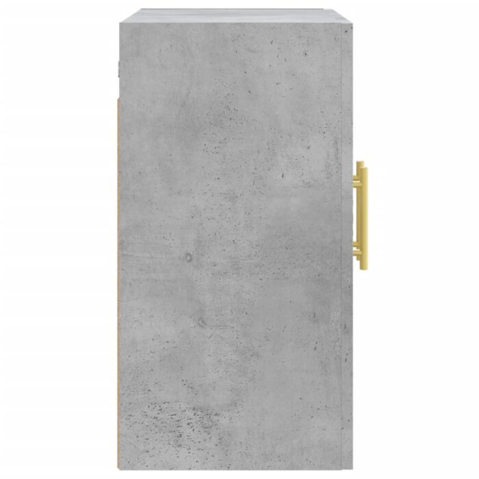 Armoire murale gris béton 60x31x60 cm bois d'ingénierie – Image 5
