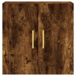 Armoire murale chêne fumé 60x31x60 cm bois d'ingénierie – Image 3