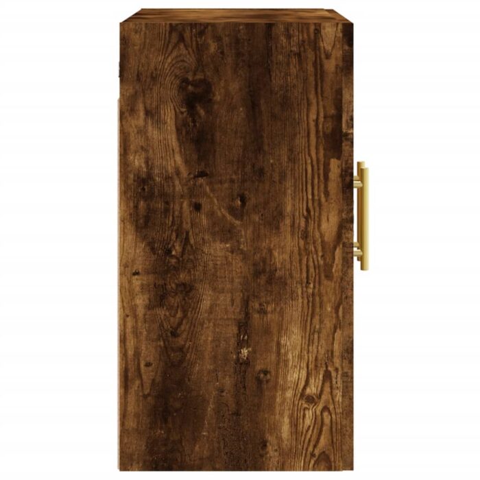 Armoire murale chêne fumé 60x31x60 cm bois d'ingénierie – Image 5