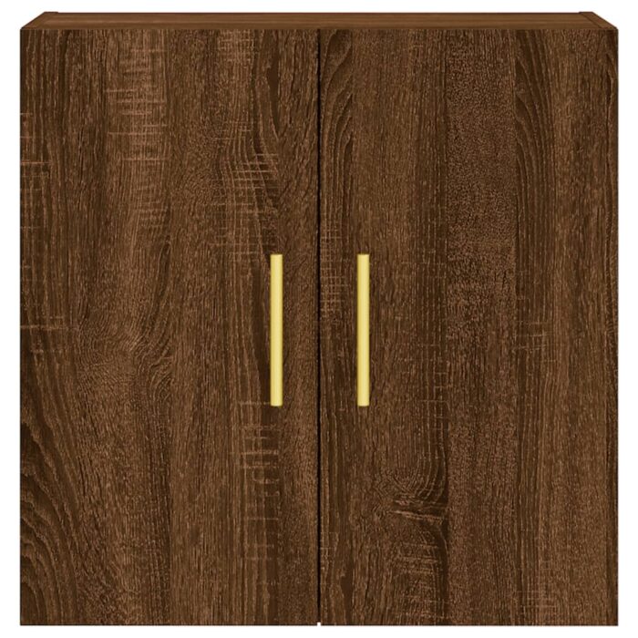 Armoire murale chêne marron 60x31x60 cm bois d'ingénierie – Image 3