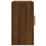 Armoire murale chêne marron 60x31x60 cm bois d'ingénierie – Image 5