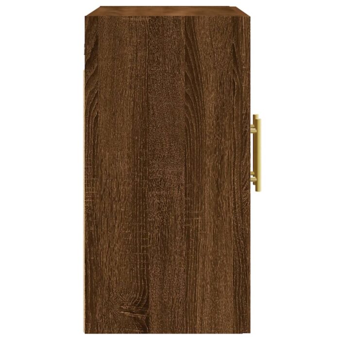 Armoire murale chêne marron 60x31x60 cm bois d'ingénierie – Image 5