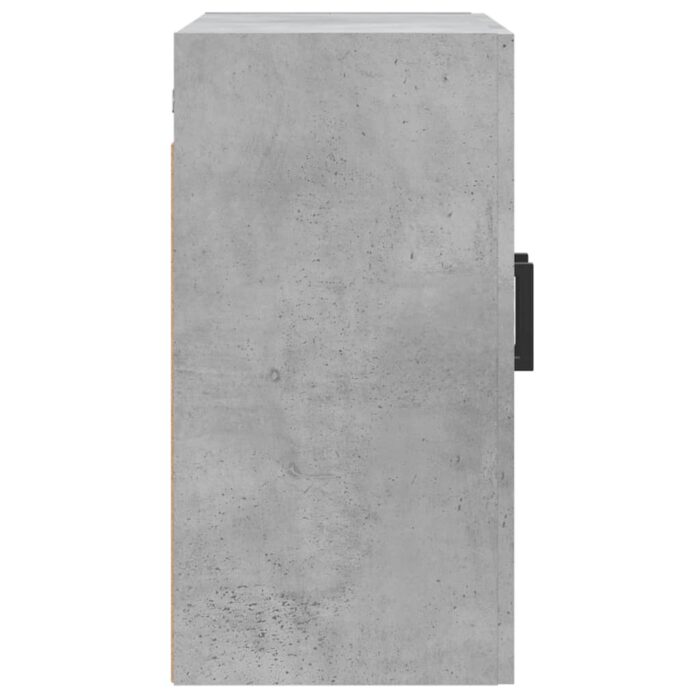 Armoire murale gris béton 60x31x60 cm bois d'ingénierie – Image 5