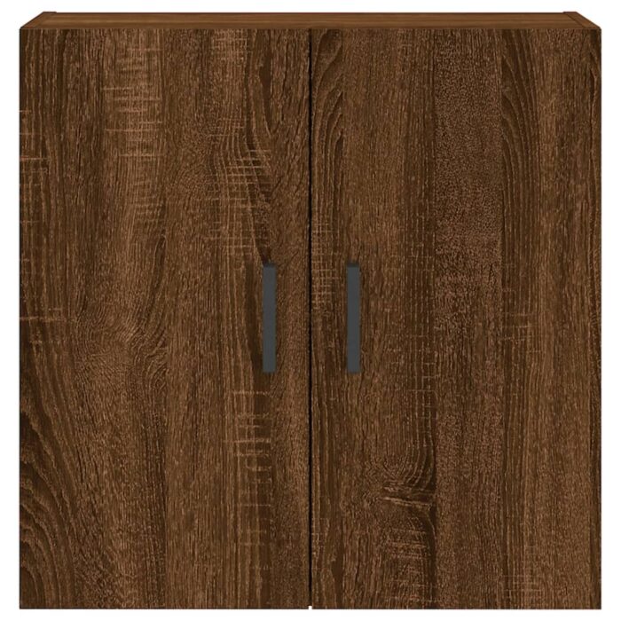 Armoire murale chêne marron 60x31x60 cm bois d'ingénierie – Image 3