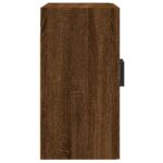Armoire murale chêne marron 60x31x60 cm bois d'ingénierie – Image 5