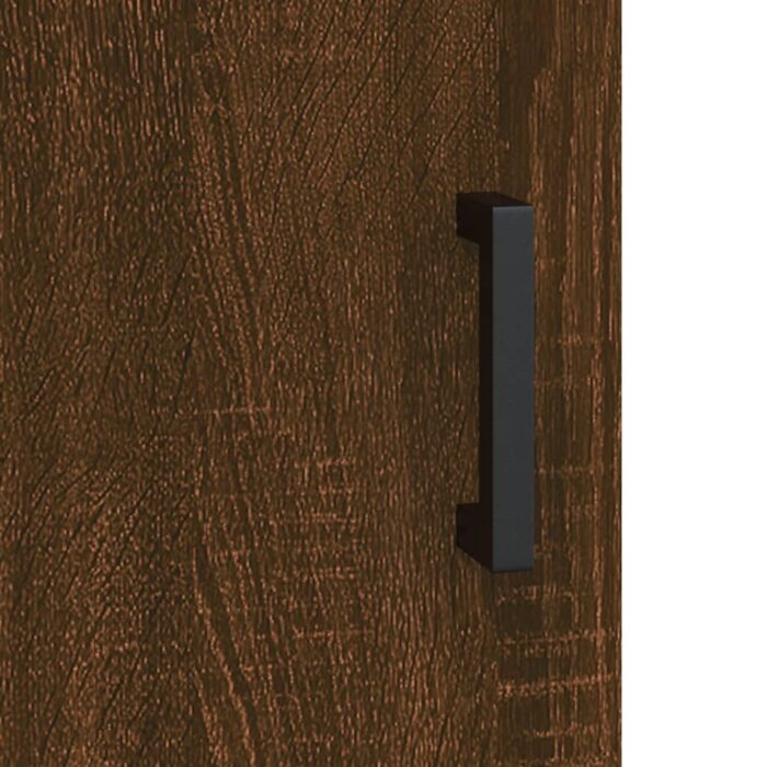 Armoire murale chêne marron 60x31x60 cm bois d'ingénierie – Image 7