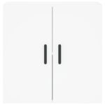 Armoire murale blanc 60x31x60 cm bois d'ingénierie – Image 3
