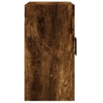 Armoire murale chêne fumé 60x31x60 cm bois d'ingénierie – Image 5