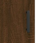 Armoire murale chêne marron 60x31x60 cm bois d'ingénierie – Image 8