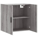 Armoire murale sonoma gris 60x31x60 cm bois d'ingénierie – Image 4