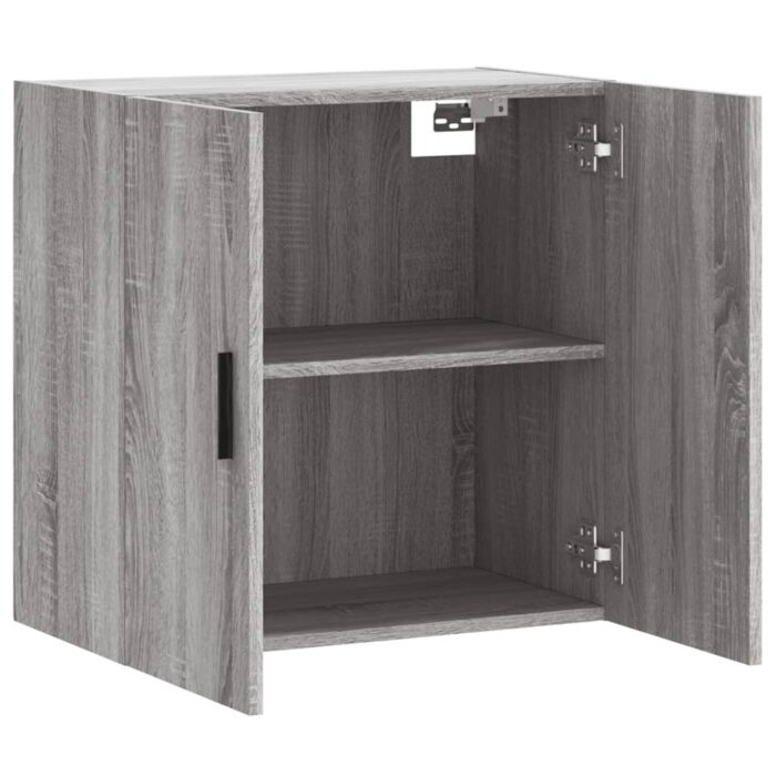 Armoire murale sonoma gris 60x31x60 cm bois d'ingénierie – Image 4