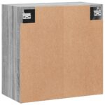 Armoire murale sonoma gris 60x31x60 cm bois d'ingénierie – Image 6