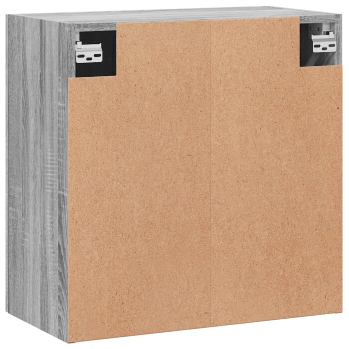 Armoire murale sonoma gris 60x31x60 cm bois d'ingénierie – Image 6
