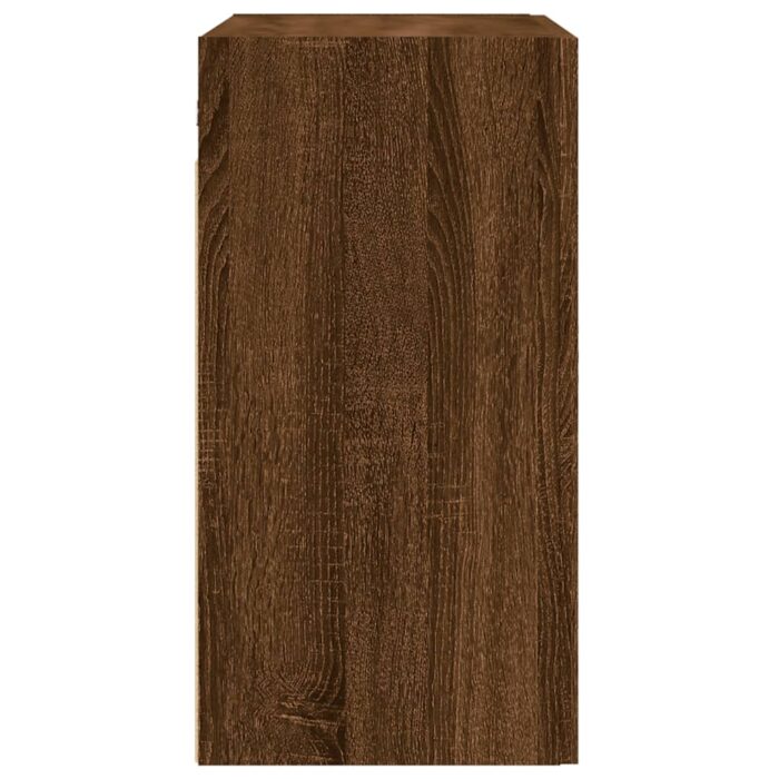 Armoire murale chêne marron 60x31x60 cm bois d'ingénierie – Image 5