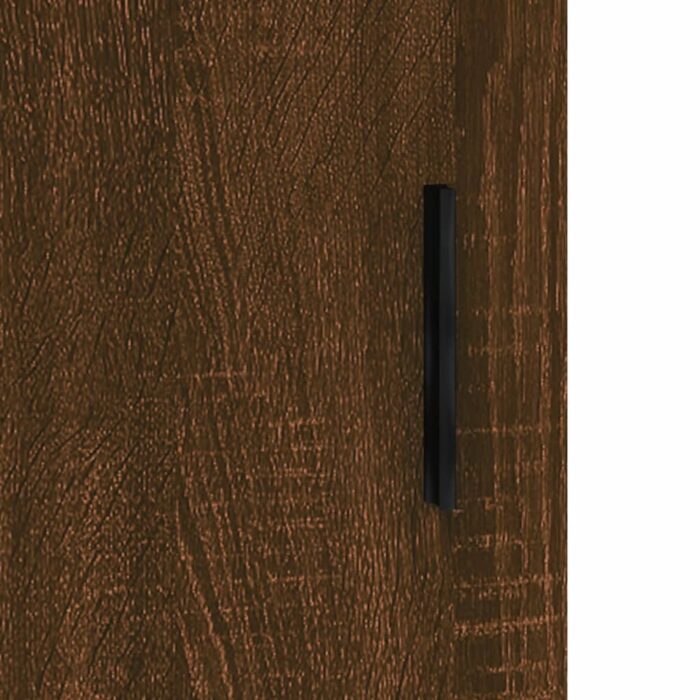Armoire murale chêne marron 60x31x60 cm bois d'ingénierie – Image 7