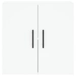 Armoire murale blanc 60x31x60 cm bois d'ingénierie – Image 3