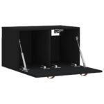 Armoire murale Noir 60x36,5x35 cm Bois d'ingénierie – Image 4