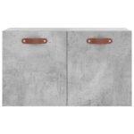Armoire murale Gris béton 60x36,5x35 cm Bois d'ingénierie – Image 3