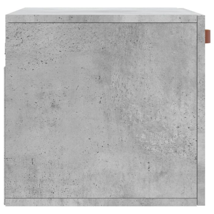 Armoire murale Gris béton 60x36,5x35 cm Bois d'ingénierie – Image 5