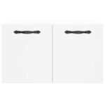 Armoire murale Blanc 60x36,5x35 cm Bois d'ingénierie – Image 3