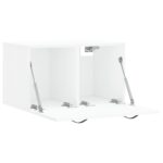 Armoire murale Blanc 60x36,5x35 cm Bois d'ingénierie – Image 4