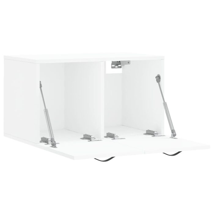 Armoire murale Blanc 60x36,5x35 cm Bois d'ingénierie – Image 4