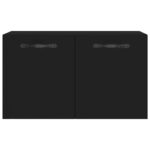 Armoire murale Noir 60x36,5x35 cm Bois d'ingénierie – Image 3