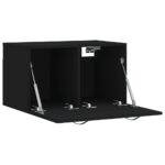 Armoire murale Noir 60x36,5x35 cm Bois d'ingénierie – Image 4