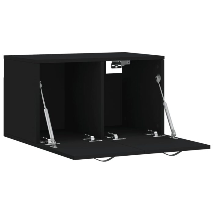 Armoire murale Noir 60x36,5x35 cm Bois d'ingénierie – Image 4