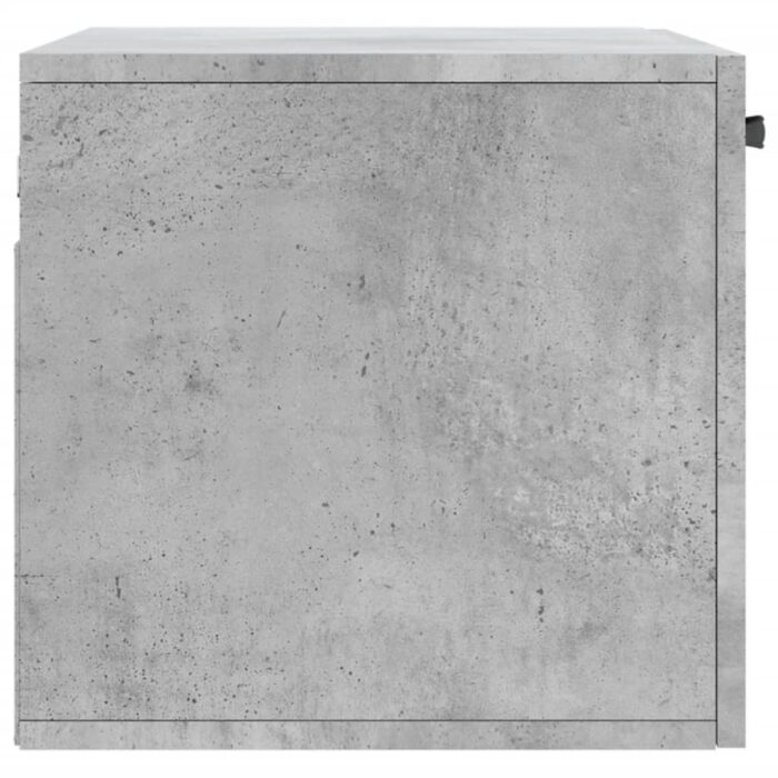 Armoire murale Gris béton 60x36,5x35 cm Bois d'ingénierie – Image 5