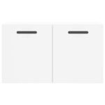 Armoire murale Blanc 60x36,5x35 cm Bois d'ingénierie – Image 3