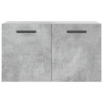 Armoire murale Gris béton 60x36,5x35 cm Bois d'ingénierie – Image 3