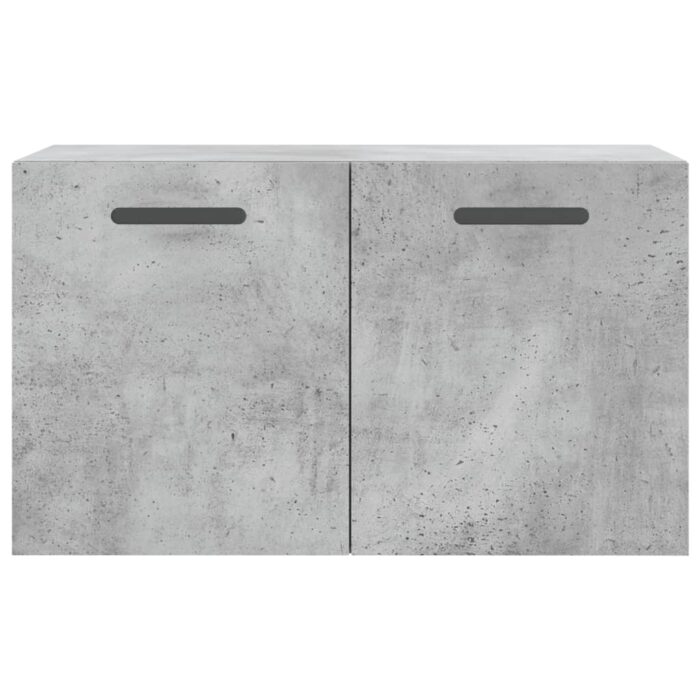 Armoire murale Gris béton 60x36,5x35 cm Bois d'ingénierie – Image 3