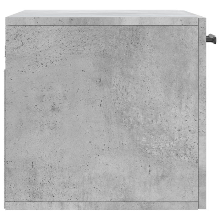 Armoire murale Gris béton 60x36,5x35 cm Bois d'ingénierie – Image 5