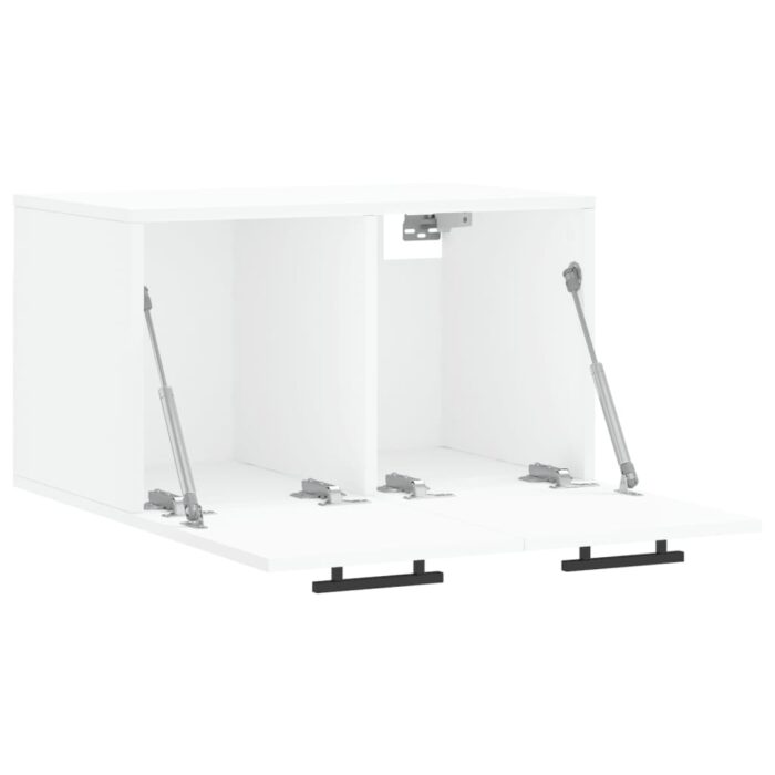 Armoire murale Blanc 60x36,5x35 cm Bois d'ingénierie – Image 4