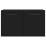 Armoire murale Noir 60x36,5x35 cm Bois d'ingénierie – Image 3