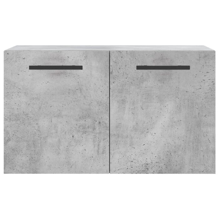 Armoire murale Gris béton 60x36,5x35 cm Bois d'ingénierie – Image 3