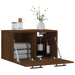 Armoire murale Chêne marron 60x36,5x35 cm Bois d'ingénierie – Image 2